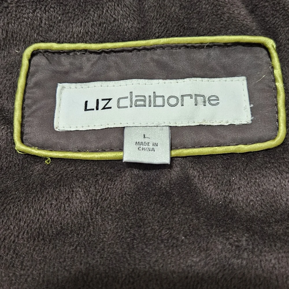 LIZ CLAIBORNE Full Zip Puffer Jacket - Picture 9 of 11